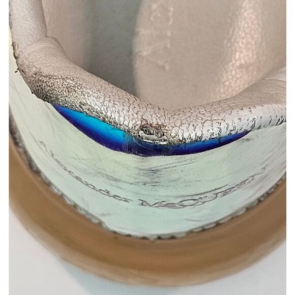 Alexander McQueen Oversized Sneaker “White Multi” Size 36.5 Made In Italy - Picture 10 of 16